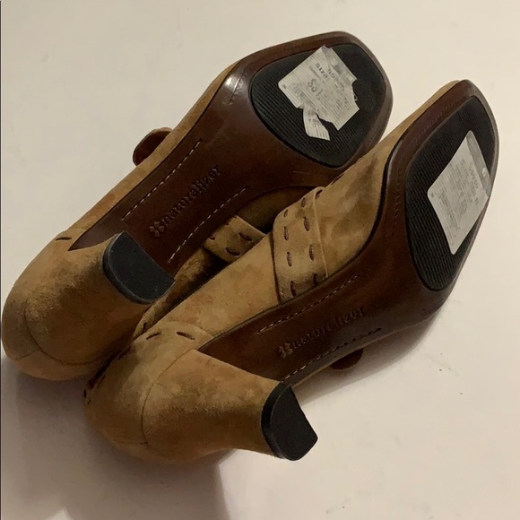 Naturalizer camel suede heels 8N - Picture 5 of 5